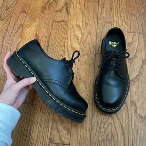 NWOT Dr. Martens 1461 Platform Bex Smooth Leather Oxford Shoes